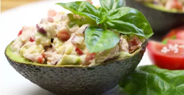 Avocats farcis aux rillettes de thon