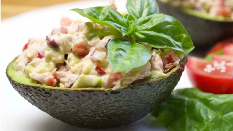 Avocats farcis aux rillettes de thon