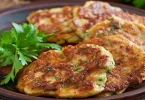 Beignets simples de courgettes râpées