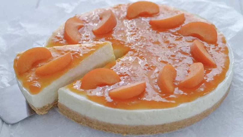 Cheesecake aux abricots recette simple et facile