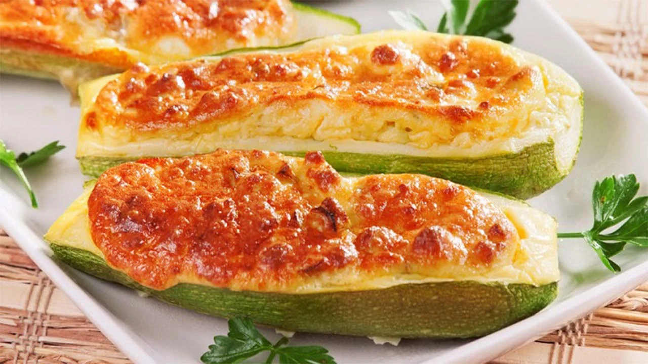 Recette courgettes farcies au reblochon