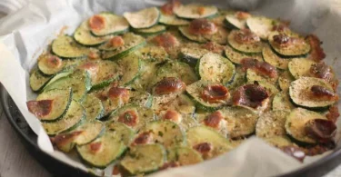 Courgettes gratinées enrichies de fromage et d’épices