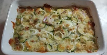 Gratin de courgettes oignons excellente recette