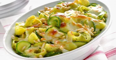 Pâtes de courgettes au four recette facile