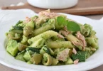 Pâtes froides aux courgettes et au thon