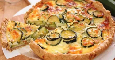 Quiche aux courgettes et aux 2 fromages