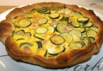 Quiche aux courgettes et mortadelle recette facile