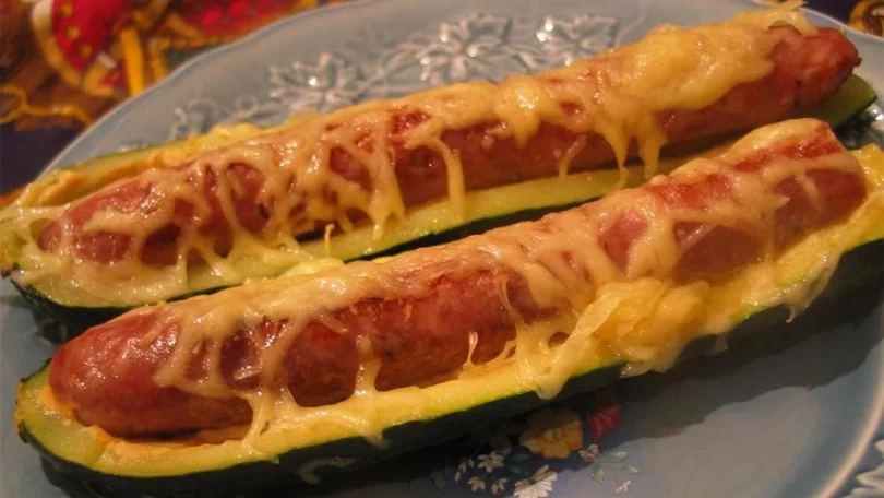 Recette courgettes hot-dog très savoureux