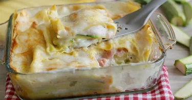 Recette lasagnes aux courgettes et au jambon