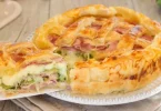 Recette tarte salée aux courgettes jambon et mozzarella