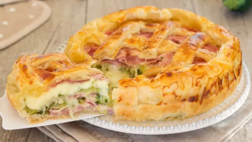 Recette tarte salée aux courgettes jambon et mozzarella