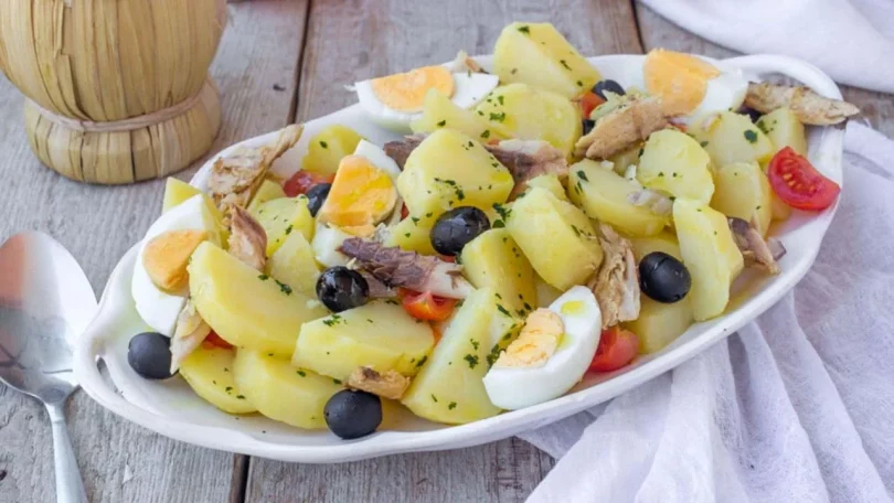 Salade de pomme de terre oeuf