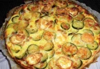 Tarte courgettes et chèvre recette facile