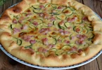 Tarte salée aux courgettes et lardons recette facile