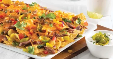 Nachos aux légumes grillés