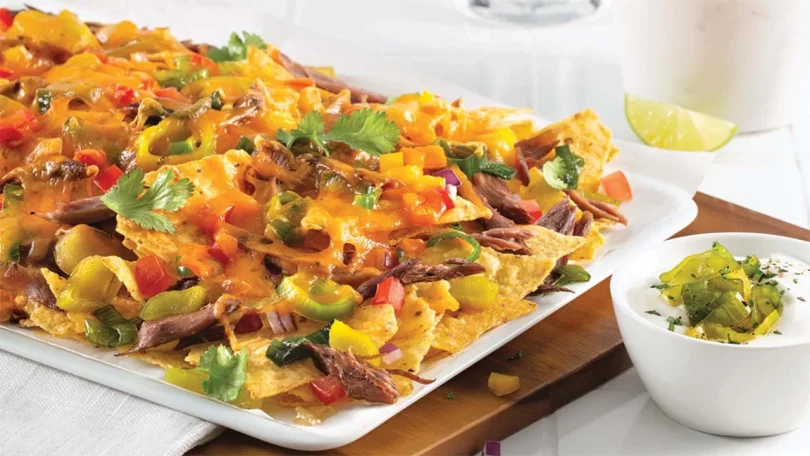 Nachos aux légumes grillés