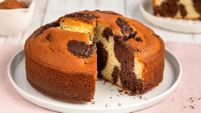 Gâteau bicolore vanille-cacao pour petits gourmands