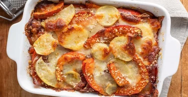 Gratin de courge et pommes de terre